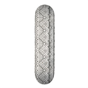 Abstraktes geometrisches aztekisches Muster 2 Skateboard