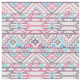 Abstraktes geometrisches aztekisches Muster 3 Stoff