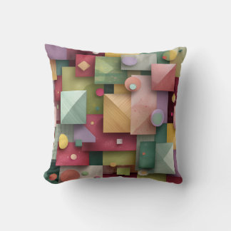 Abstraktes geometrisches Design Kissen