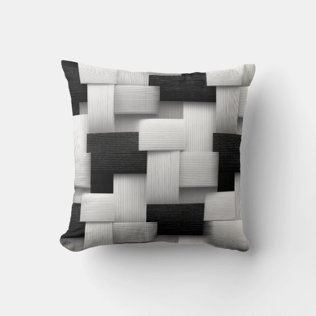 Abstraktes geometrisches Design Kissen (Vorderseite)