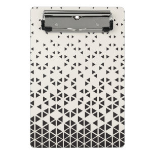 Abstraktes geometrisches Design Mini Klemmbrett