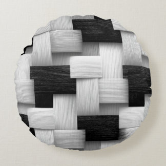 Abstraktes geometrisches Design Rundes Kissen
