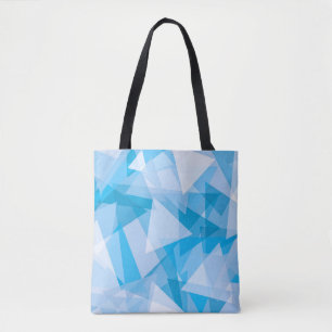 Abstraktes geometrisches Dreieck-Muster   Tragetas Tasche