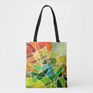 abstraktes geometrisches Grundiermuster, Grunge Tasche