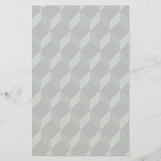 Abstraktes geometrisches Hintergrund-Muster Briefpapier (Vorderseite)