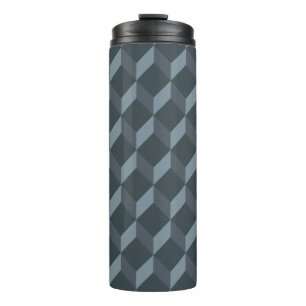 Abstraktes geometrisches Hintergrund-Muster Thermosbecher