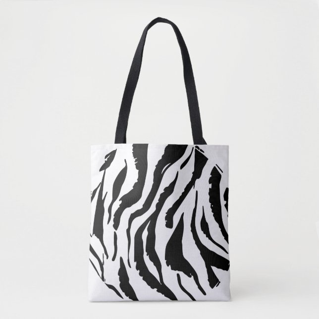 Abstraktes geometrisches Hintergrundmuster. Trendm Tasche (Vorderseite)