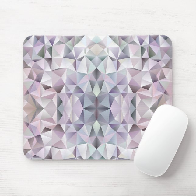Abstraktes geometrisches Mauspad mit einer Pastell (Mit Mouse)