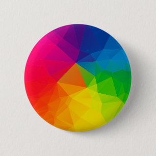 Abstraktes geometrisches Muster 1 Button