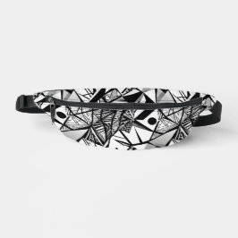 Abstraktes geometrisches Muster 24 - Fanny Pack Bauchtasche