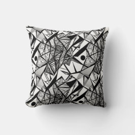 Abstraktes geometrisches Muster 24 - Sitzkissen Kissen
