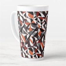 Abstraktes geometrisches Muster 32 - Latte-Tasse