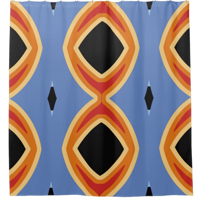 Abstraktes geometrisches Muster.abstrakt, Hintergr Duschvorhang (Vorderseite)