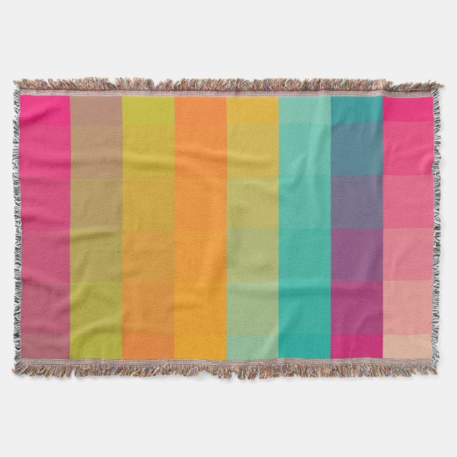 Abstraktes geometrisches Muster Decke (Vorderseite)