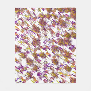 Abstraktes geometrisches Muster Fleecedecke