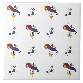 Abstraktes geometrisches Muster Fliese