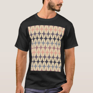 Abstraktes geometrisches Muster für hintere Dreiec T-Shirt