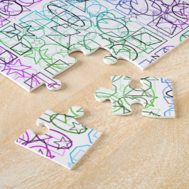 Abstraktes geometrisches Muster | gekocht und gefi