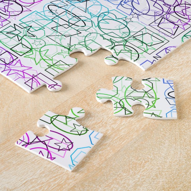 Abstraktes geometrisches Muster | gekocht und gefi (Seite)