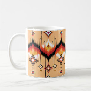 Abstraktes geometrisches Muster, Ikat Geo Kaffeetasse