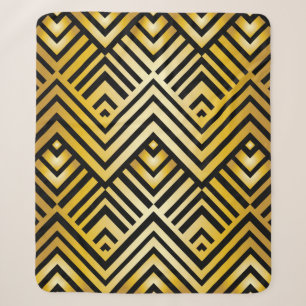 Abstraktes geometrisches Muster im Art-Deko-Stil, Sherpadecke