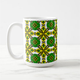 Abstraktes geometrisches Muster Kaffeetasse
