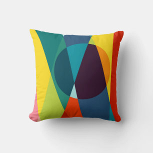 Abstraktes geometrisches Muster Kissen