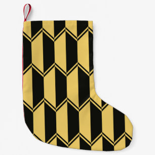 Abstraktes geometrisches Muster Kleiner Weihnachtsstrumpf