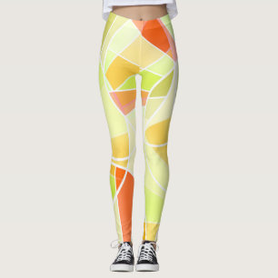 Abstraktes geometrisches Muster Leggings