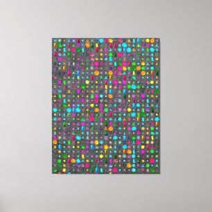 Abstraktes geometrisches Muster Leinwand