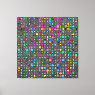 Abstraktes geometrisches Muster Leinwand