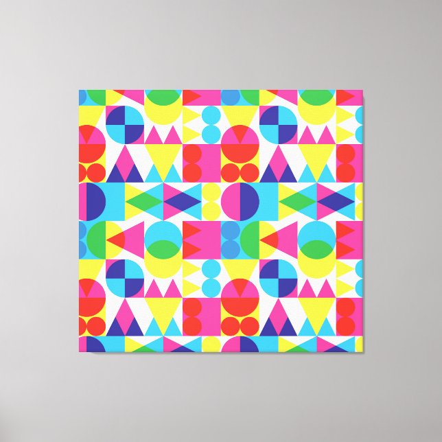 Abstraktes geometrisches Muster. Leinwanddruck (Vorderseite)