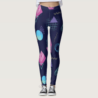Abstraktes geometrisches Muster, Linienformen. Leggings