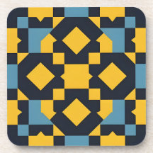 Abstraktes geometrisches Muster mit dynamischen Fa