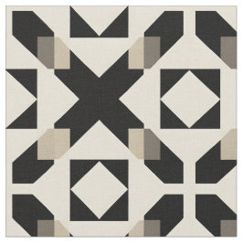 Abstraktes geometrisches Muster mit kontrahiertem  Stoff
