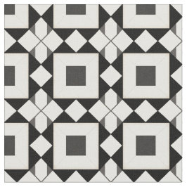 Abstraktes geometrisches Muster mit Retrofarben Stoff