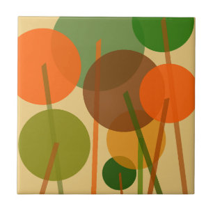 Abstraktes geometrisches Muster moderner Kunst Fliese