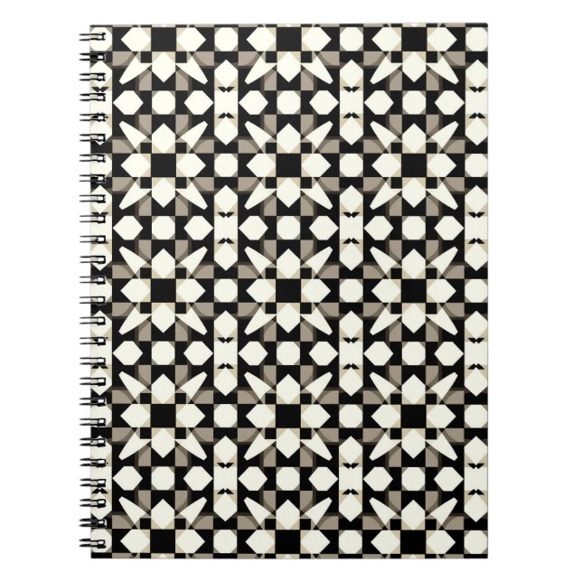 Abstraktes geometrisches Muster Notizblock (Vorderseite)