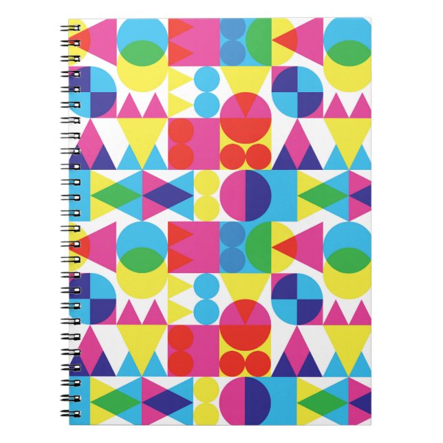 Abstraktes geometrisches Muster. Notizblock (Vorderseite)