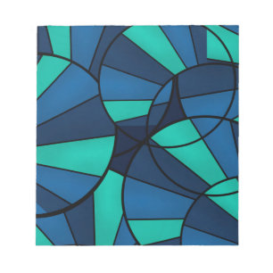 Abstraktes geometrisches Muster Notizblock