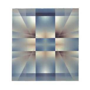 Abstraktes geometrisches Muster Notizblock