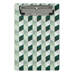 Abstraktes geometrisches Muster - Nr. 01 Mini Klemmbrett
