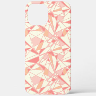 Abstraktes geometrisches Muster rosa beige Case-Mate iPhone Hülle