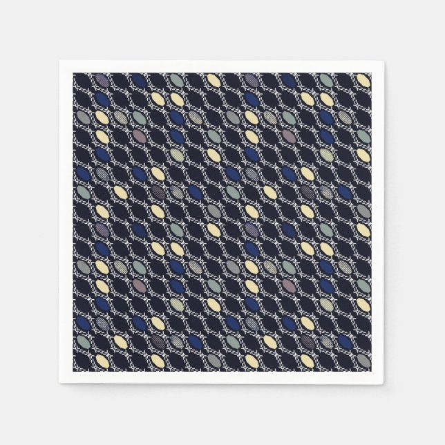 Abstraktes geometrisches Muster. Serviette (Vorderseite)