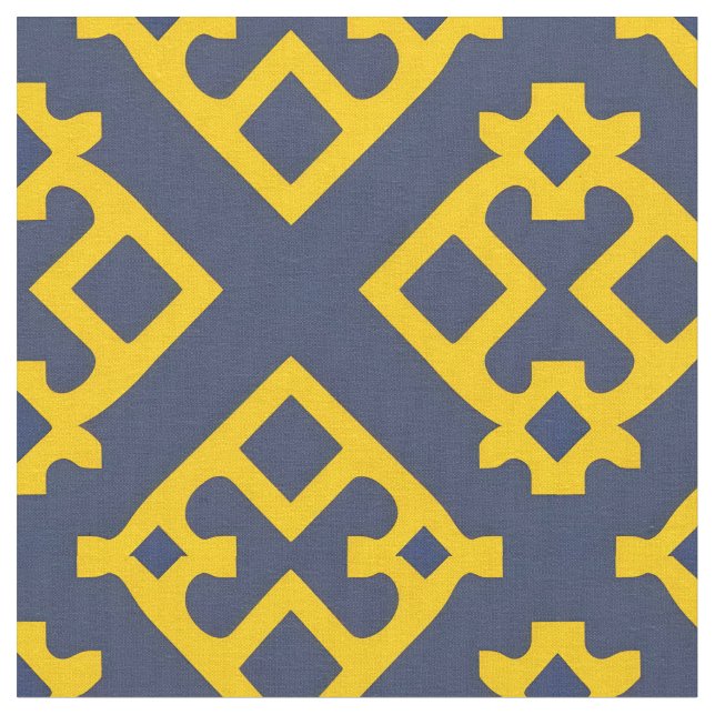 Abstraktes geometrisches Muster Stoff (Nahaufnahme)