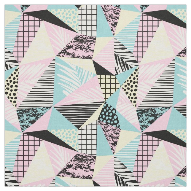 Abstraktes geometrisches Muster Stoff (Muster)