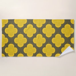 Abstraktes geometrisches Muster Strandtuch