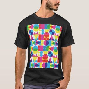 Abstraktes geometrisches Muster. T-Shirt