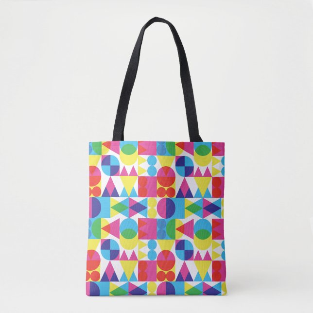 Abstraktes geometrisches Muster. Tasche (Vorderseite)