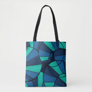 Abstraktes geometrisches Muster Tasche